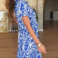 🌊Begrenzte Zeit 50% Rabatt🎨Langes Damenkleid mit lässigem Print in A-Linie