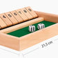 🔥Letzter Tag des Ausverkaufs 50 % Rabatt🔥LUSTIGE FAMILIENSPIELE – Shut The Box Brettspiel🎲