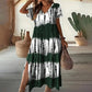 🏖️🌸Sommer Heiß Verkauf 60% Rabatt💃Kausal V-Ausschnitt Gradient Kleid für Damen