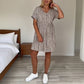 🔥Sommer-Hot-Sale 50% Rabatt❤️Lässiges Damenkleid mit V-Ausschnitt und kurzen Ärmeln