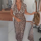 💞Neuankunft 60% Rabatt👗Damen V-Ausschnitt Leopard Print Kleid💃