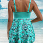 🌻Sommer-Hot-Sale - 50% Rabatt🌞👙Badeanzug-Set: Badekleid & enganliegende Badeshorts