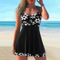 🌻Sommer-Hot-Sale - 50% Rabatt🌞👙Badeanzug-Set: Badekleid & enganliegende Badeshorts