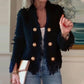 ⌛LETZTER TAG AKTION - 50% RABATT💓Herbstliche Eleganz: Damen Kurzjacke mit Quasten und Zierknöpfen für alle Anlässe🍂