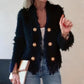 ⌛LETZTER TAG AKTION - 50% RABATT💓Herbstliche Eleganz: Damen Kurzjacke mit Quasten und Zierknöpfen für alle Anlässe🍂