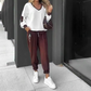 ❤️ LETZTER TAG DER AKTION – 50 % RABATT ❤️ Farbblock-Pullover mit Kapuze und Jogginghose im Set