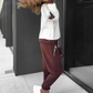 ❤️ LETZTER TAG DER AKTION – 50 % RABATT ❤️ Farbblock-Pullover mit Kapuze und Jogginghose im Set