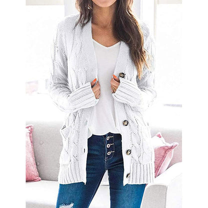 🥇🔥Begrenzte Stückzahl – Jetzt 50 % Rabatt🔥Herbst-Winter-Damen-Strickpullover in mittlerer Länge