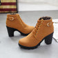 🎁🍁Herbst-Sonderangebot 50 % Rabatt🍂2025 Neuheit für diesen Herbst:Damenstiefel mit klobigem Absatz👠