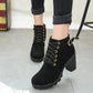 🎁🍁Herbst-Sonderangebot 50 % Rabatt🍂2025 Neuheit für diesen Herbst:Damenstiefel mit klobigem Absatz👠