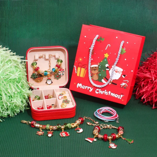 🎁Das beste Weihnachtsgeschenk für Kinder🎀🎅DIY Wunderschönes Weihnachtsarmband-Set