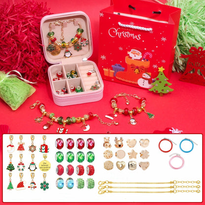 🎁Das beste Weihnachtsgeschenk für Kinder🎀🎅DIY Wunderschönes Weihnachtsarmband-Set