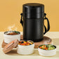 🔥45% Rabatt🏠🥙Mehrschichtige Edelstahl-Lunchbox mit großem Fassungsvermögen und extralanger Isolierung