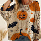 🎁🎃Halloween-Sonderangebot mit 50 % Rabatt💓Lockerer Halloween-Strickpullover für Damen mit Fledermausärmeln