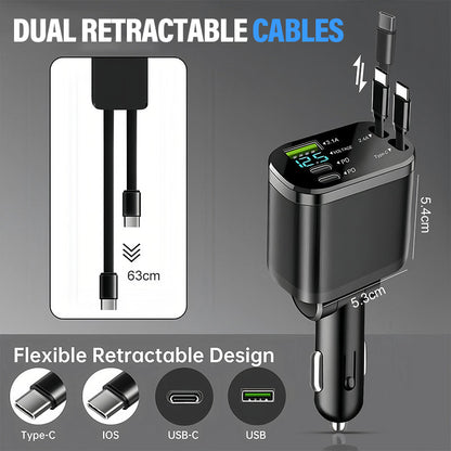 🚗 50% RABATT! ✨🔋Schnellladegerät für das Auto mit Sternenhimmel-Ambientebeleuchtung – modern und praktisch✨