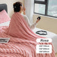 🎁Letzter Tag Sonderpreis: €14,99!!❄️⛄Superweiche Fell-Rippfleece-Decke