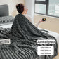 🎁Letzter Tag Sonderpreis: €14,99!!❄️⛄Superweiche Fell-Rippfleece-Decke