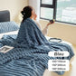 🎁Letzter Tag Sonderpreis: €14,99!!❄️⛄Superweiche Fell-Rippfleece-Decke
