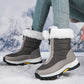 🔥Solange der Vorrat reicht 50 % Rabatt!💝👢Rutschfeste, warme Schneestiefel mit Reißverschluss für Damen✨