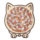 🎁Weihnachtsverkauf 60% RABATT🎅135-teiliges Katzenförmiges Holzpuzzle in Morandi-Farben😸💝