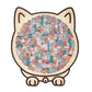 🎁Weihnachtsverkauf 60% RABATT🎅135-teiliges Katzenförmiges Holzpuzzle in Morandi-Farben😸💝