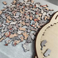🎁Weihnachtsverkauf 60% RABATT🎅135-teiliges Katzenförmiges Holzpuzzle in Morandi-Farben😸💝