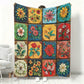 🔥2026 Neuheiten, 50 % Rabatt!🎁🦜Kuschelige und weiche Flanelldecke mit Blumenmuster