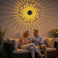 🌀Sommer-Sale 60% Rabatt 🌞💡Solar Mandala Wandleuchte für den Außenbereich, Garten, Zaun, Projektorlampe, Terrasse, Stimmungsdekoration