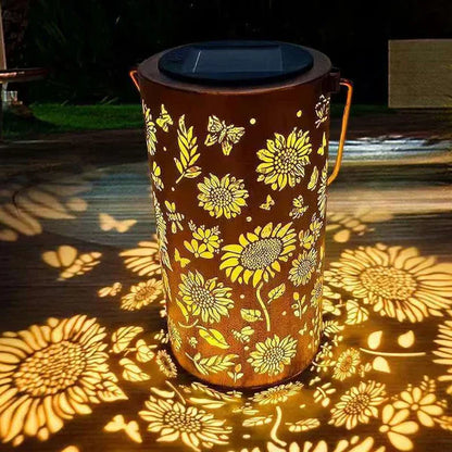 🔥HEISSER ANGEBOT 49 % RABATT🌞Bunte Sonnenblumen-Solar-Gartenlaterne