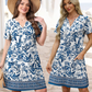 🔥Letzter Tag: 60% Rabatt!⏰👗Lässiges, locker sitzendes Kurzarmkleid für Damen❣️