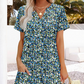 🔥Letzter Tag: 60% Rabatt!⏰👗Lässiges, locker sitzendes Kurzarmkleid für Damen❣️