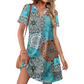 🔥Letzter Tag: 60% Rabatt!⏰👗Lässiges, locker sitzendes Kurzarmkleid für Damen❣️