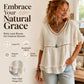 🔥🌸Letzter Tag! 50% Rabatt👚Bohemian top met uitsparingen en franjes voor dames
