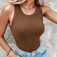 ☀️🔥SOMMER-DEAL -50% ! 🥰Geripptes Tanktop mit integriertem BH – Unsichtbarer Halt Maximaler Komfort · Weicher Stoff · Perfekte Passform für jeden Tag ✨
