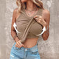 ☀️🔥SOMMER-DEAL -50% ! 🥰Geripptes Tanktop mit integriertem BH – Unsichtbarer Halt Maximaler Komfort · Weicher Stoff · Perfekte Passform für jeden Tag ✨