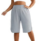 Women's Casual Wide-Leg Knee-Length Shorts