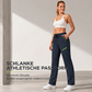 🔥LETZTER TAG 50% RABATT!!👖✨Damen Straight-Leg Cargohose – Elastischer Bund, 6 Taschen Freizeithose für Arbeit, Reisen & Alltag