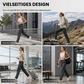 🔥LETZTER TAG 50% RABATT!!👖✨Damen Straight-Leg Cargohose – Elastischer Bund, 6 Taschen Freizeithose für Arbeit, Reisen & Alltag