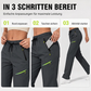 🔥LETZTER TAG 50% RABATT!!👖✨Damen Straight-Leg Cargohose – Elastischer Bund, 6 Taschen Freizeithose für Arbeit, Reisen & Alltag