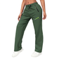 🔥LETZTER TAG 50% RABATT!!👖✨Damen Straight-Leg Cargohose – Elastischer Bund, 6 Taschen Freizeithose für Arbeit, Reisen & Alltag