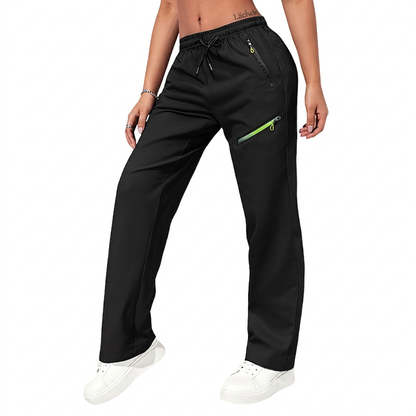 🔥LETZTER TAG 50% RABATT!!👖✨Damen Straight-Leg Cargohose – Elastischer Bund, 6 Taschen Freizeithose für Arbeit, Reisen & Alltag
