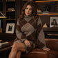 🎉⌛Neu–50% Rabatt für kurze Zeit!🎁🧥Damen Argyle-Strickpullover & Rock-Set